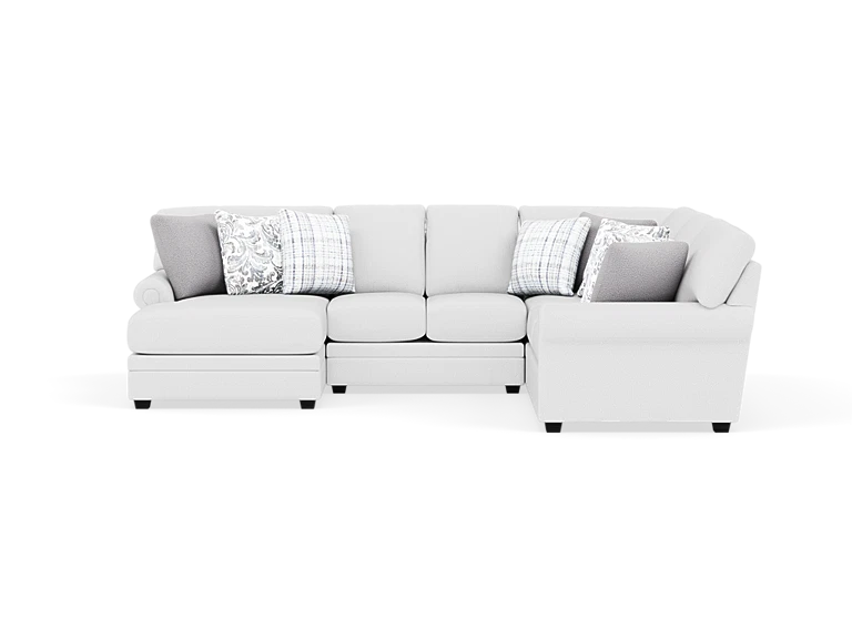 Dixie 3-Pc. Sectional With Chaise